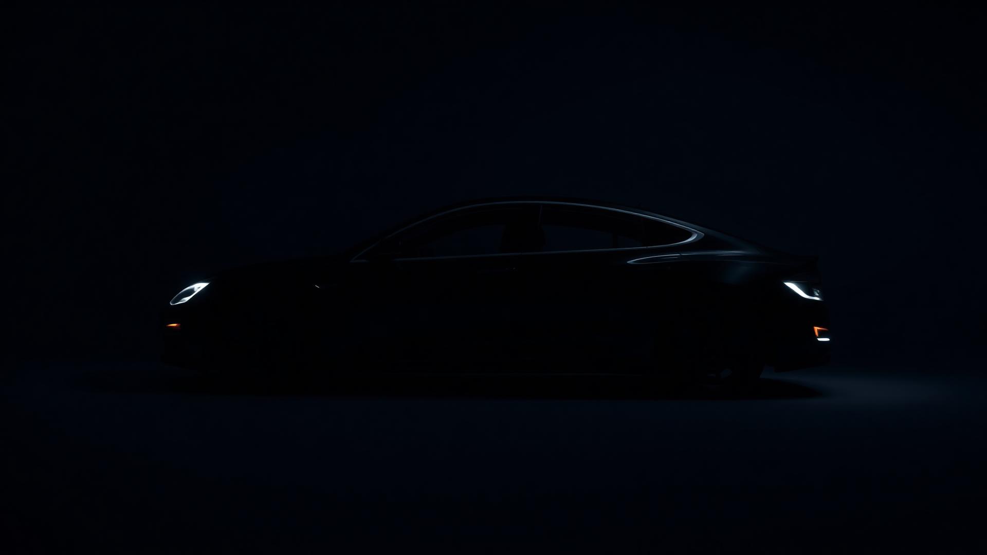Vehículo premium en showroom